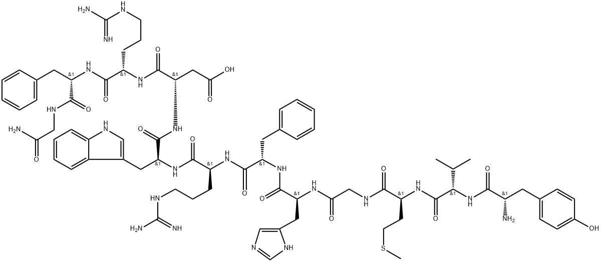 γ2 - MSH (41 - 58), amide Struktur