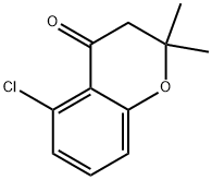 5-chloro-2,2-dimethylchroman-4-one Struktur