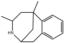 2,6-Methano-3-benzazocine,1,2,3,4,5,6-hexahydro-4,6-dimethyl-,stereoisomer(8CI) Struktur