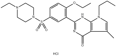 Yonkenafil Hydrochloride Struktur