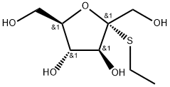 Ethyl 2-thio-α-D-fructofuranoside Struktur