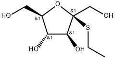 Ethyl 2-thio-β-D-fructofuranoside Struktur