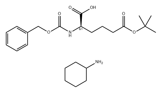 N-Cbz-R-2-Aminoadipic acid 6-(1,1-dimethylethyl) ester CHA Struktur