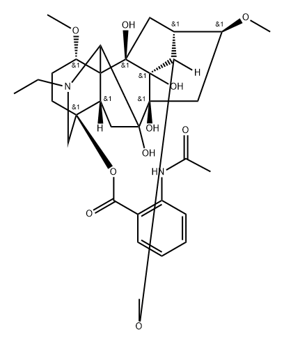 Finaconitine Struktur