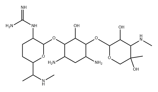 2'-guanidyl-2'-deaminogentamicin C1 Struktur