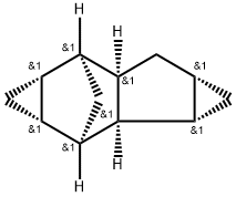 2,4-Methano-1H-dicycloprop[a,f]indene,decahydro-,(1a-alpha-,1b-bta-,2-bta-,2a-alpha-,3a-alpha-,4-bta-,4a-bta-,5a-alpha-)-(9CI) Struktur