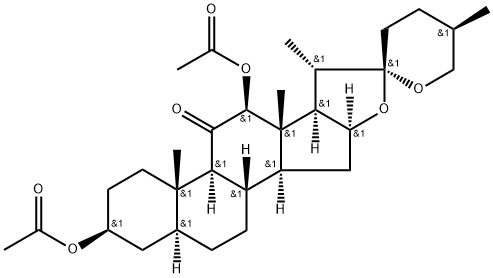 Spirostan-11-one, 3,12-bis(acetyloxy)-, (3β,5α,12β,25R)-