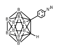 4-(1,2-dicarba-closo-dodecaboran-2-yl)benzenediazonium Struktur