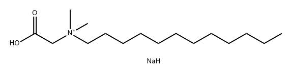 1-Dodecanaminium, N-(carboxymethyl)-N,N-dimethyl-, sodium salt Struktur