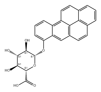 BENZO(A)PYRENYL-7-GLUCURONIDE Struktur