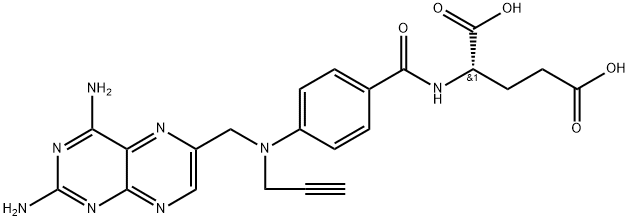 10-propargylaminopterin Struktur