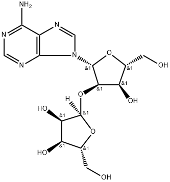 2-O-α-D-Ribofuranosyladenosine Struktur