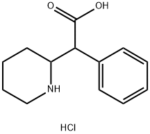 d-threo ritalinic acid hydrohloride Struktur