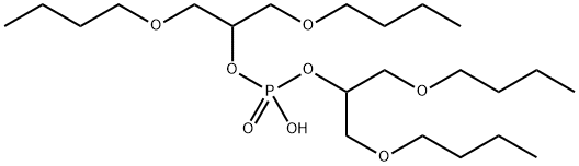 2-Propanol,  1,3-dibutoxy-,  hydrogen  phosphate  (9CI) Struktur