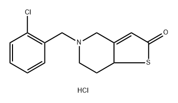 2-Oxo Ticlopidine HCl Struktur