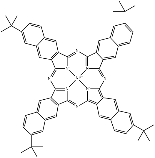 NICKEL(II) 2 11 20 29-TETRA-TERT-BUTYL-& Struktur