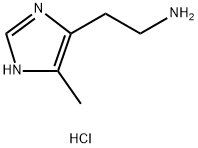 2-(5-methyl-1H-imidazol-4-yl)ethan-1-amine hydrochloride Struktur