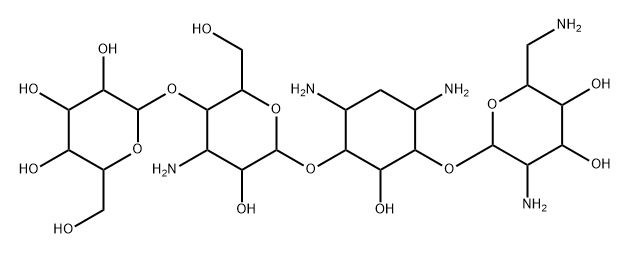 4'-alpha-D-Glucopyranosylkanamycin B Struktur