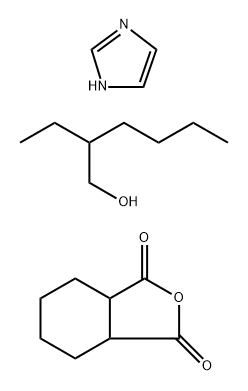 1,3-Isobenzofurandione, hexahydro-, reaction products with 2-ethyl-1-hexanol and 1H-imidazole Struktur