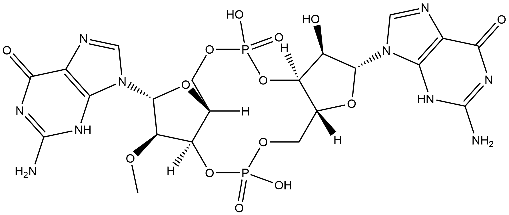 2'-O-Me-c-diGMP Struktur