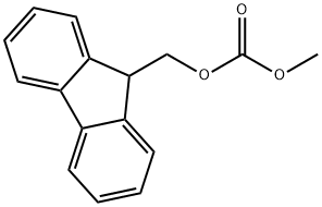 (9H-fluoren-9-yl)methyl methyl carbonate Struktur