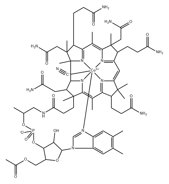 Acetyl Vitamin B12 Struktur