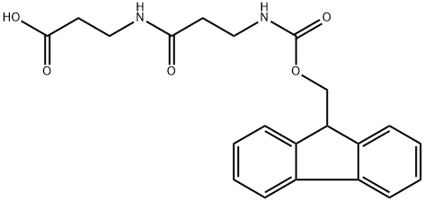 Fmoc-beta-Ala-beta-Ala-OH Struktur