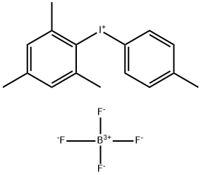 Iodonium, (4-methylphenyl)(2,4,6-trimethylphenyl)-, tetrafluoroborate(1-) (1:1) Struktur