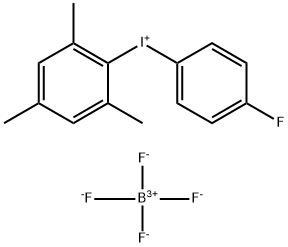 Iodonium, (4-fluorophenyl)(2,4,6-trimethylphenyl)-, tetrafluoroborate(1-) (1:1) Struktur