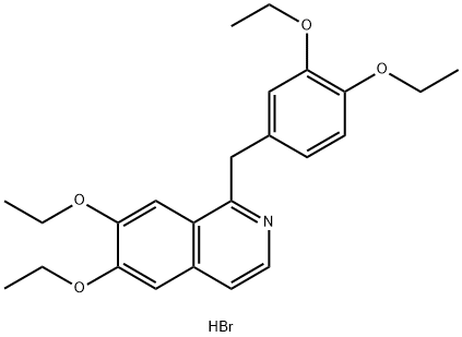 Ethaverine Hydrobromide Struktur