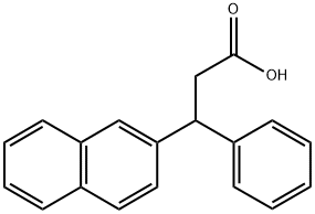 2-Naphthalenepropanoic acid, β-phenyl- Struktur