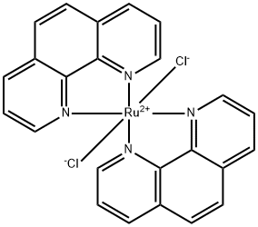 DICHLORO BIS(1,10-PHENANTHROLINE) RUTHENIUM, 85718-09-8, 結(jié)構(gòu)式