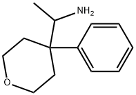 1-(4-phenyltetrahydro-2H-pyran-4-yl)ethan-1-amine Struktur