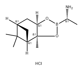 (S)-BoroAla-(-)-Pinanediol-HCl Struktur