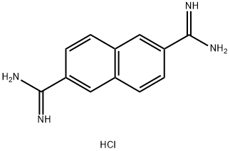 naphthalene-2,6-
bis(carboximidamide)dihydrochlorid
e Struktur