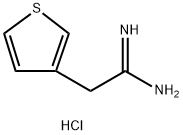 2-Thiophen-3-yl-acetamidine Hydrochloride Struktur