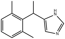 5-[1-(2,6-Dimethylphenyl)ethyl]-1H-imidazole Struktur