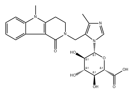 Alosetron N-β-D-Glucuronide Struktur