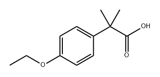 2，2-dimethyl-p-ethoxy phenyl acetic acid 2，2-dimethyl-p-ethoxy phenyl acetic acid Struktur