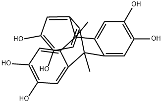 9,10[1',2']-Benzenoanthracene-2,3,6,7,14,15-hexol, 9,10-dihydro-9,10-dimethyl- Struktur