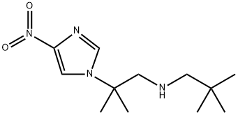 1H-Imidazole-1-ethanamine, N-(2,2-dimethylpropyl)-β,β-dimethyl-4-nitro- Struktur