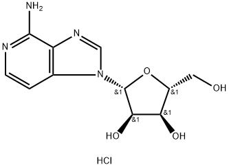 3-Deazaadenosine (hydrochloride) Struktur