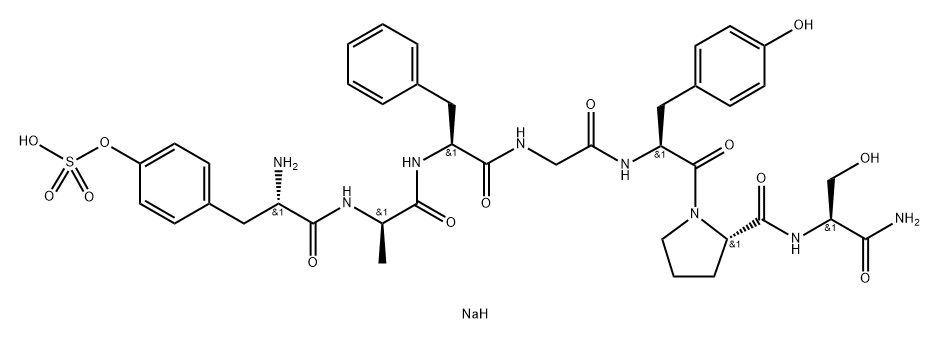 dermorphin, O-sulfated Struktur