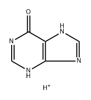 6H-Purin-6-one,  1,7-dihydro-,  radical  ion(1+),  conjugate  monoacid  (9CI) Struktur