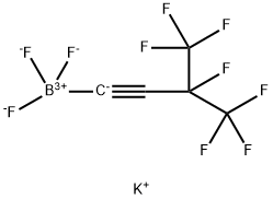 Borate(1-), trifluoro[3,4,4,4-tetrafluoro-3-(trifluoromethyl)-1-butyn-1-yl]-, potassium (1:1), (T-4)-