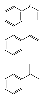 Benzofuran, polymer with ethenylbenzene and (1-methylethenyl)benzene (9CI) Struktur