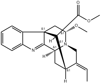 5-Methoxystrictamine Struktur