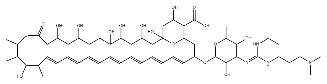 amphotericin B, N-(N'-(3-dimethylaminopropyl)-N''-ethylguanyl)- Struktur