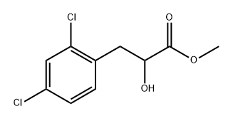 Benzenepropanoic acid, 2,4-dichloro-α-hydroxy-, methyl ester Structure