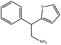 2-Thiopheneethanamine, β-phenyl- Struktur